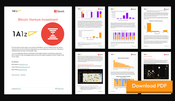 Bitcoin Venture Investment - The Bitcoin Ecosystem 2024 Report